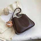 Simple PU Leather Shoulder Bag