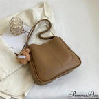 Simple PU Leather Shoulder Bag
