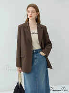 Simple Temperament Casual Popular All-match Loose New Chic Comfortable Coat