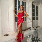 Single Shoulder Pleated Sophisticated Gathered Celebration Prom Dress