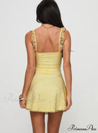 Sleek Open-Back Nighttime Mini Dress