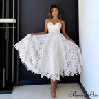 Sleeveless A-Line Lace Evening Wedding Gown