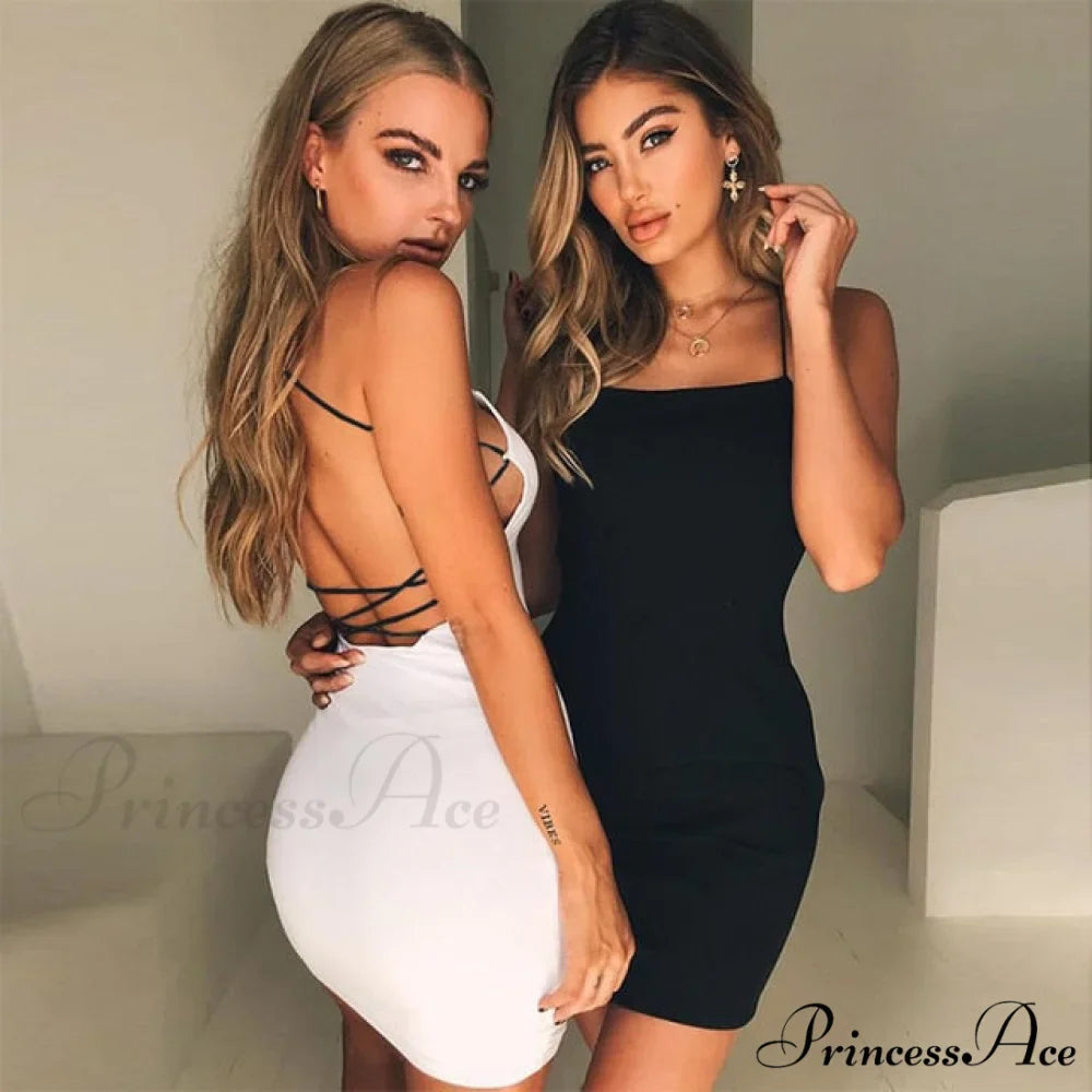 Sleeveless Bodycon Fashion Party Mini Dress