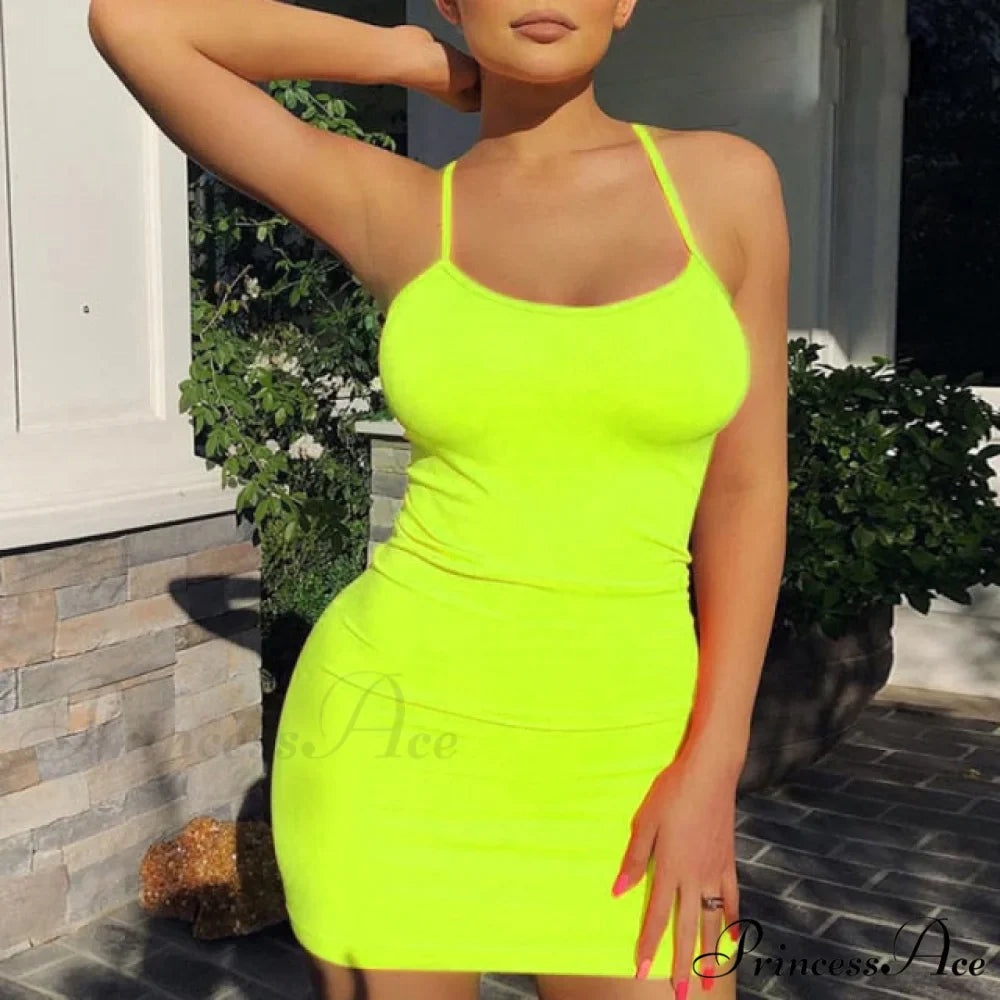 Sleeveless Club Night Beach Backless Dress