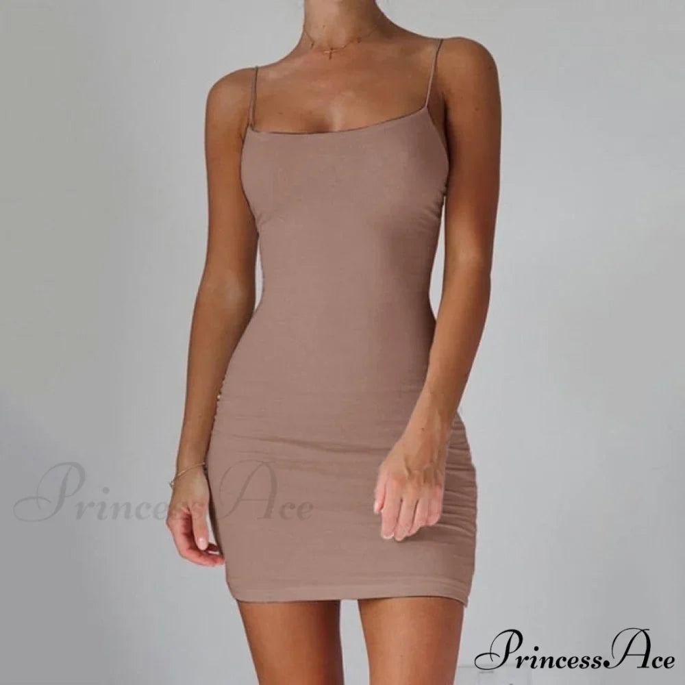 Sleeveless Club Night Beach Backless Dress