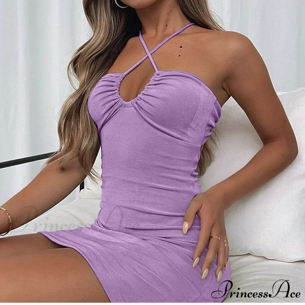 Sleeveless Cut Out Sexy Summer Dress