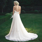 Sleeveless Flared Tulle Bridal Gown
