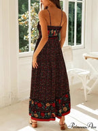 Sleeveless Holiday Summer Long Beach Boho Dress