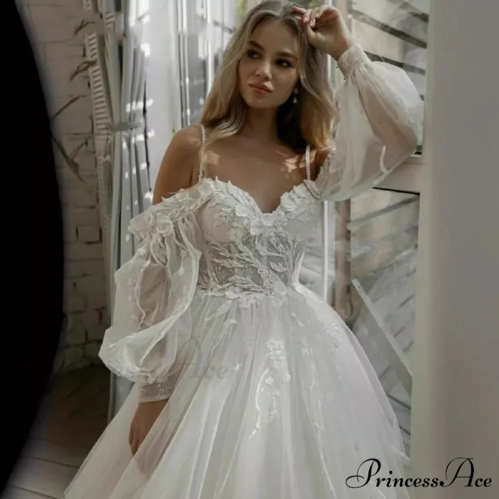 Sleeveless Lace Extended Train Bridal Gown