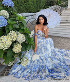 Sleeveless Seductive Plunging V-neck Prom Gown