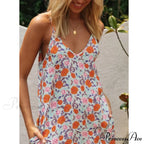 Sleeveless Strap Open Back Low-cut Summer Dress
