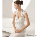Sleeveless Trumpet Basic Bridal Gown