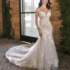 Sleeveless Trumpet Evening Marriage Gown