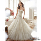 Sleeveless Trumpet Lace Bridal Gown