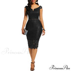 Sleeveless Turn Down Collar Office Lady Pencil Dresses