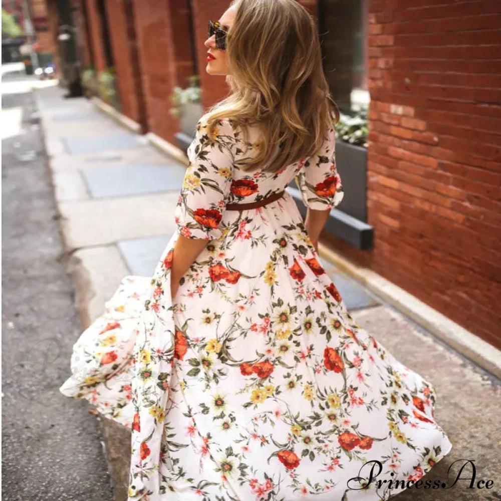 Slim Bodycon Sexy Long Streetwear Plus Size Boho Dress