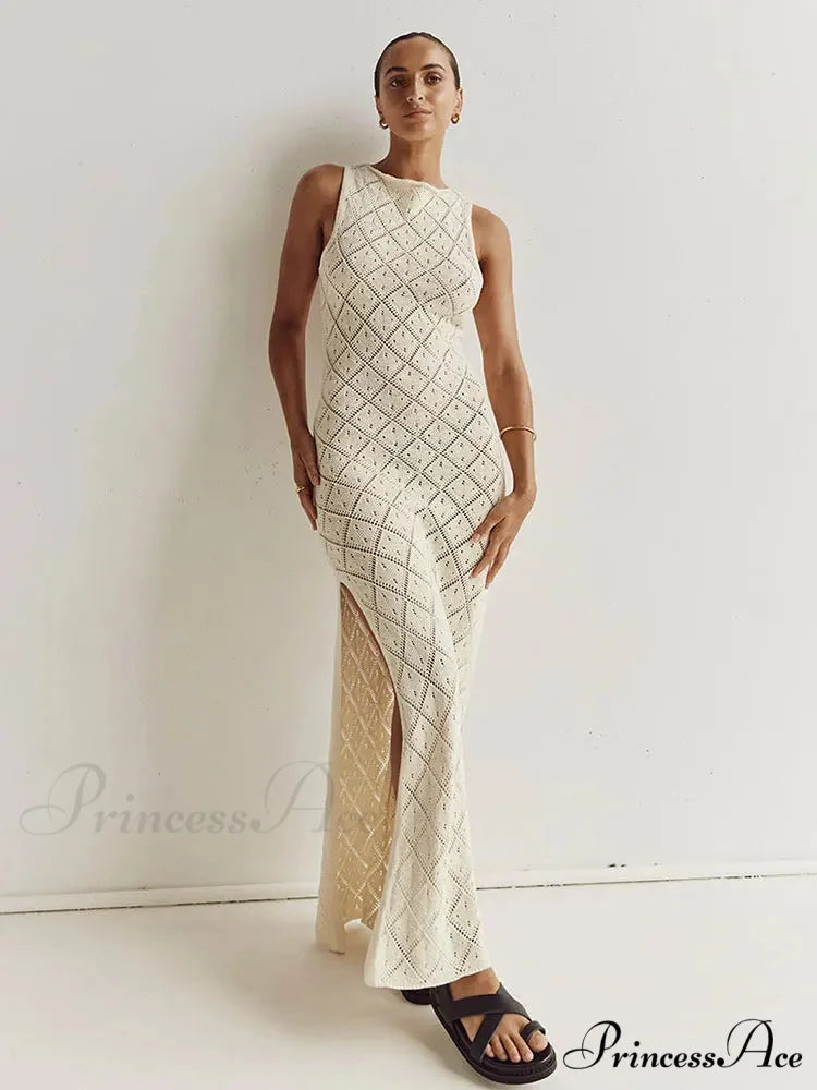 Slim Cocktail Off Shoulder Women's Maxi Dress