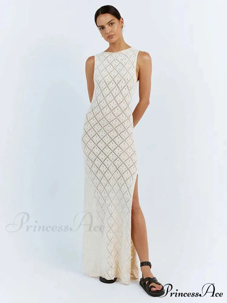 Slim Cocktail Off Shoulder Women's Maxi Dress