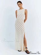 Slim Cocktail Off Shoulder Women's Maxi Dress