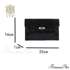 Slim Envelope Alligator Design Wristlet