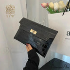 Slim Envelope Alligator Design Wristlet