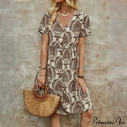 Slim Flower Casual Slim Summer Sundress
