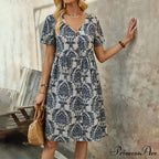 Slim Flower Casual Slim Summer Sundress