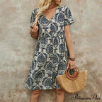 Slim Flower Casual Slim Summer Sundress