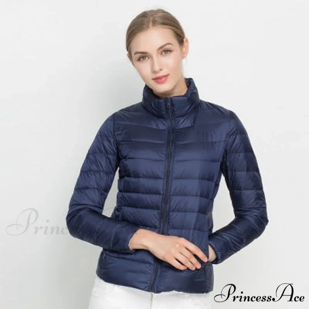 Slim Puffer Portable Windproof Down Coat