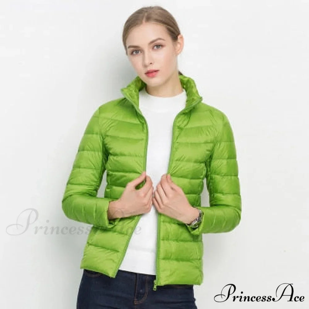 Slim Puffer Portable Windproof Down Coat