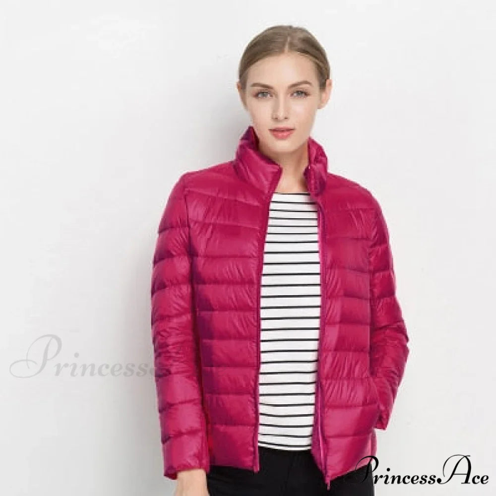Slim Puffer Portable Windproof Down Coat