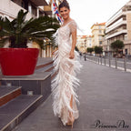 Slim Sleeveless Fitted Bridal Gown