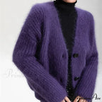 Sluggish Broad Extended Sleeve Feminine Cardigan