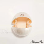 Small Acrylic Egg Pouch Beaded Strap Evening Purse