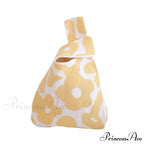 Small Knot Handcrafted Knit Bucket Purse