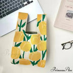 Small Knot Handcrafted Knit Bucket Purse