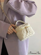 Small Quilted Chain Rhombus Crossbody Designer Purse