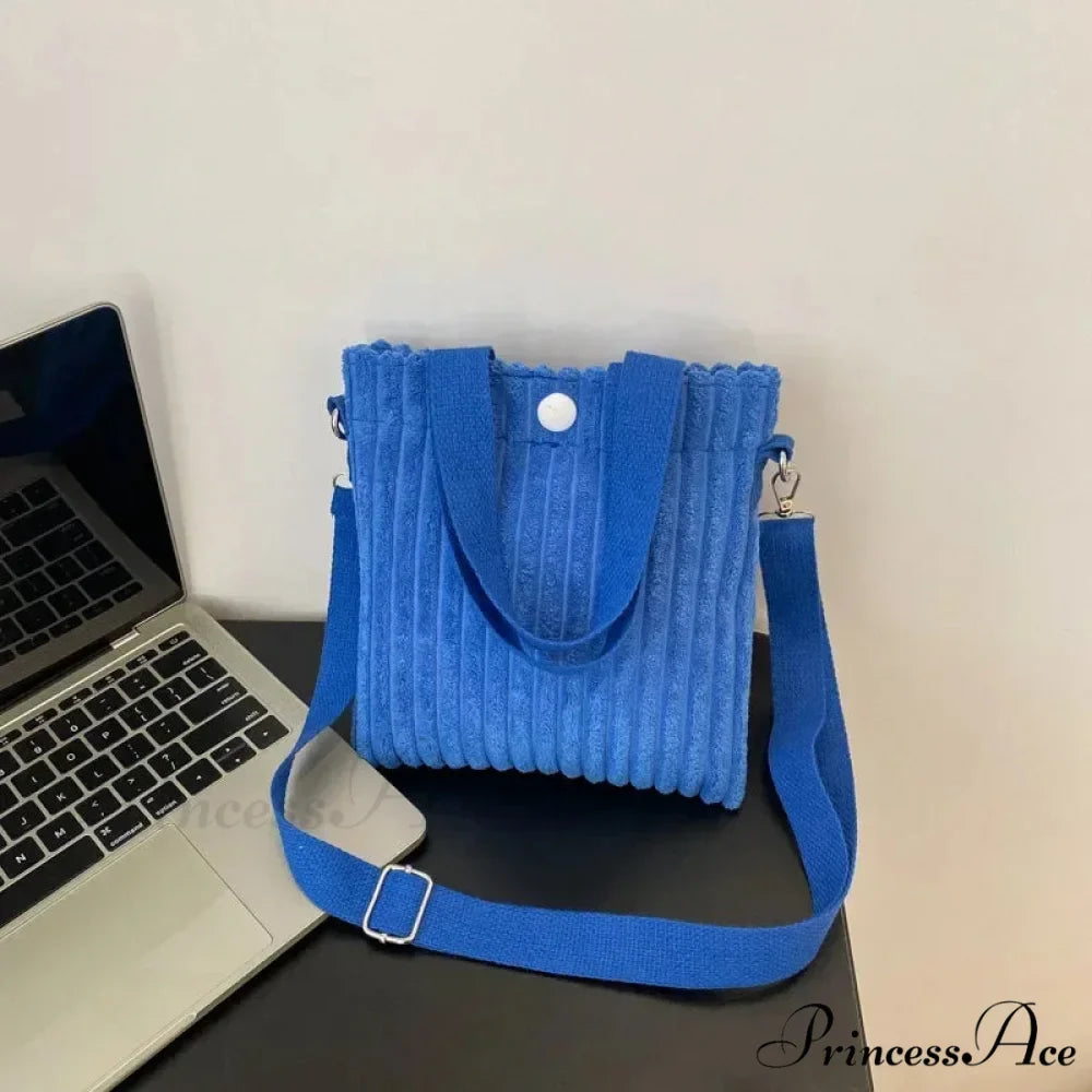 Small Ribbed Zipper Shoulder Bag Spring Purse