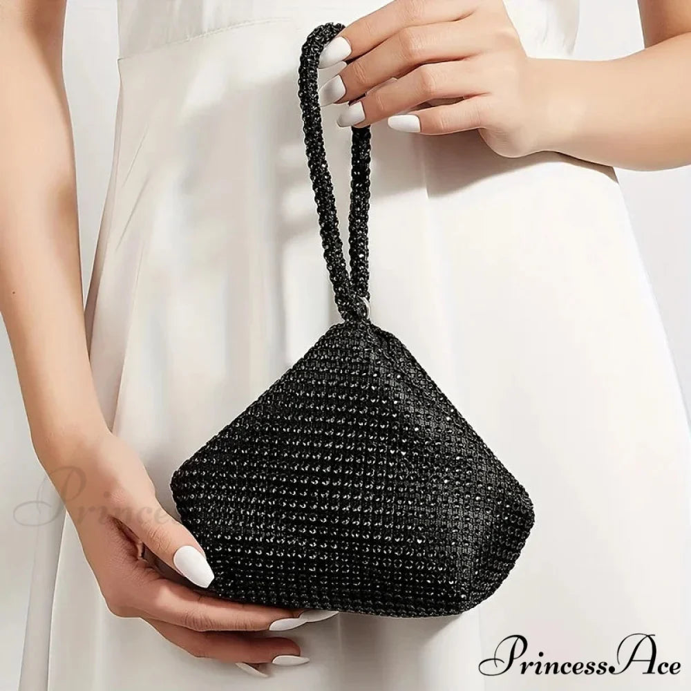 Small Sparkling Rhinette Night Wristlet