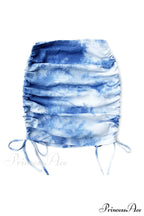 Smocked Tie Dye Skirt