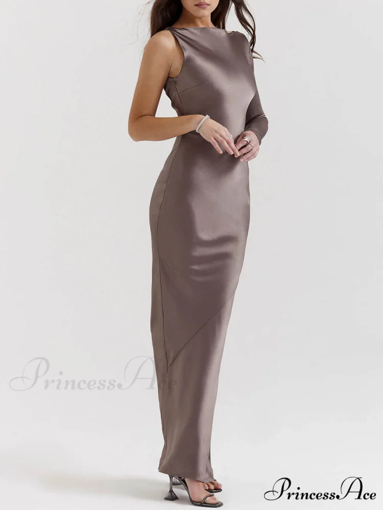 Smoke One Stylish Sleeve Maxi Dress