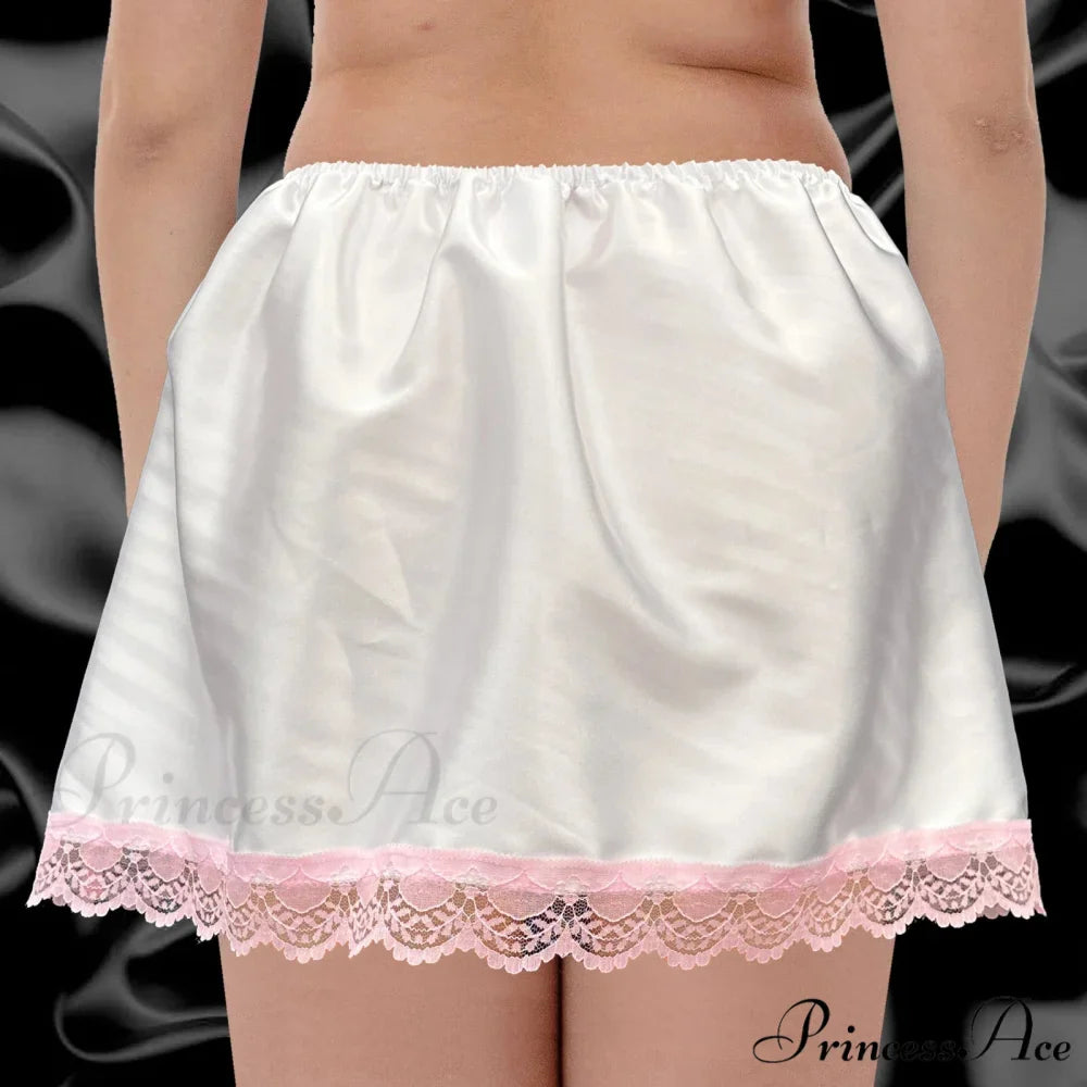 Smooth Ribbon Fluffy Hang Skirt