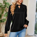 Smooth Y2K White V-neck Extended Sleeve Blouse