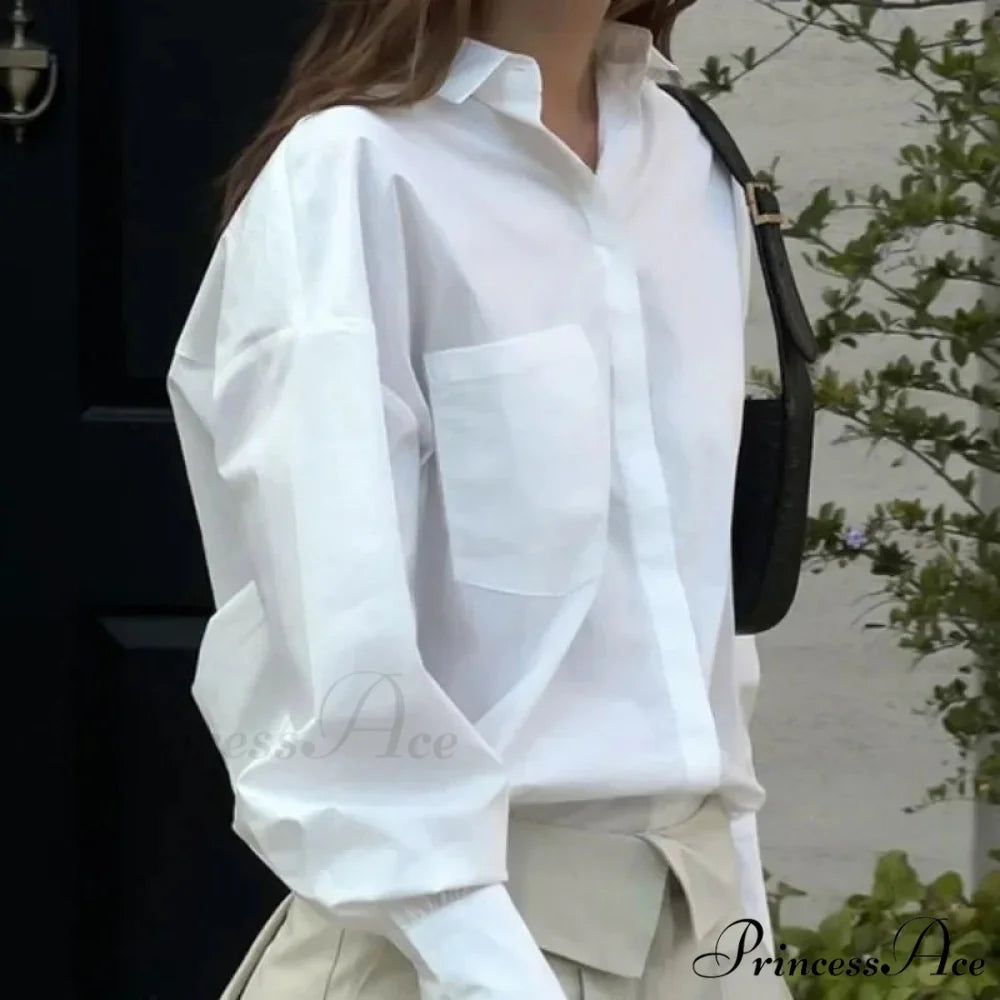 Soft Baggy Informal Retro Urban Style Blouse