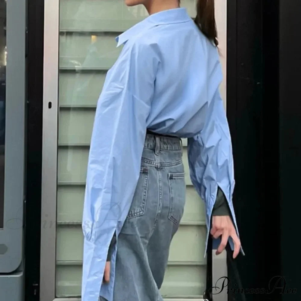 Soft Baggy Informal Retro Urban Style Blouse