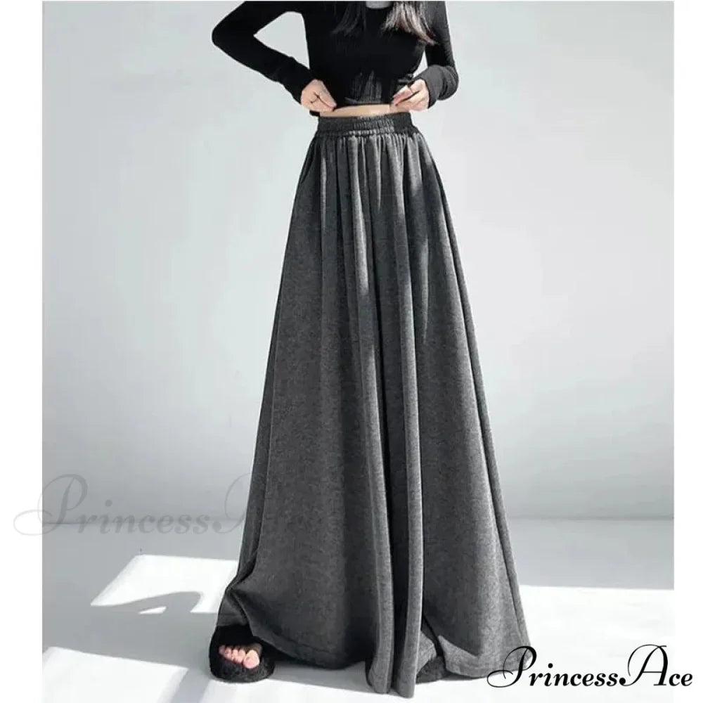 Soft Elevated Waist Informal Wide Leg Trousers