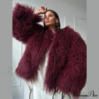 Soft Fringe Large Sleeve Jacket
