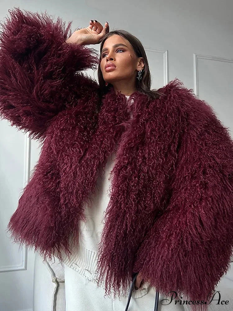 Soft Fringe Large Sleeve Jacket