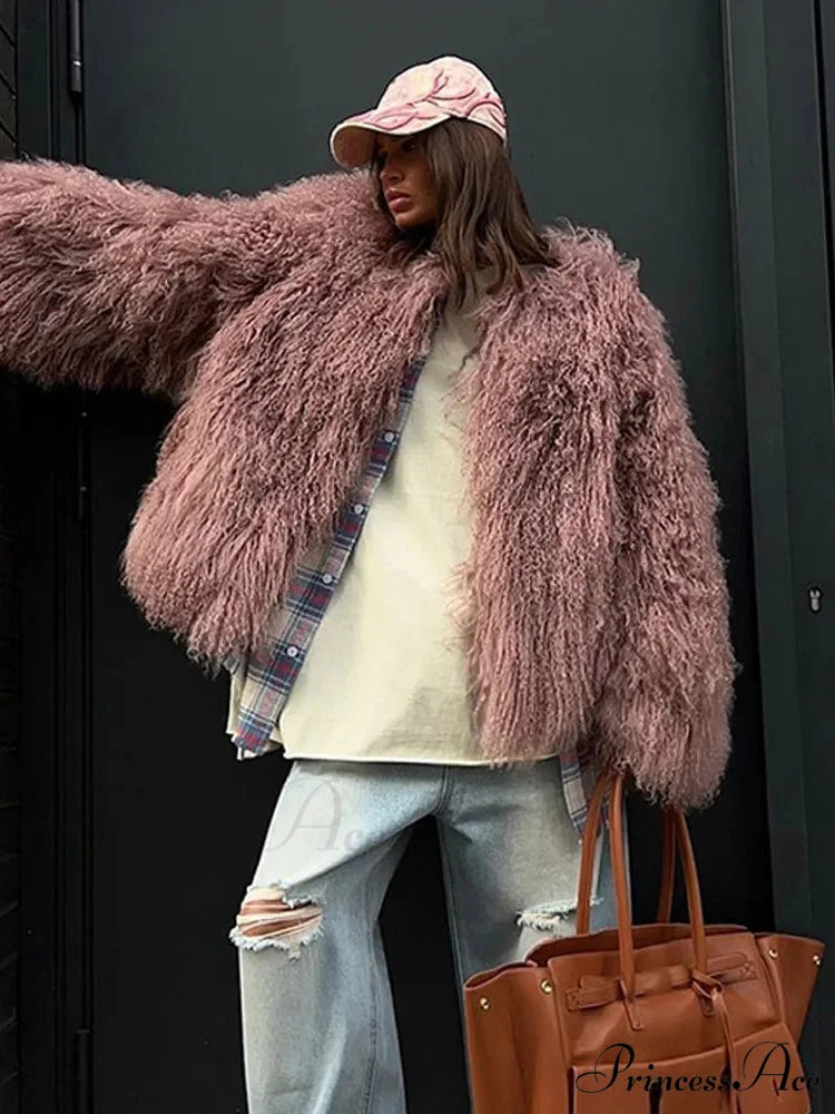 Soft Fringe Large Sleeve Jacket