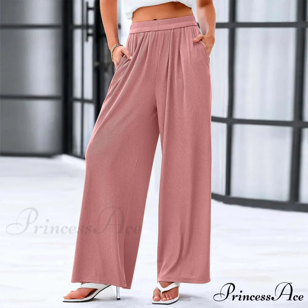 Soft Linen Relaxed Informal Pocket Trousers